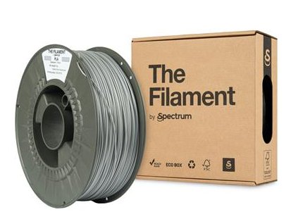 406212 filament the filament pla 1 75mm silver aluminium 1kg