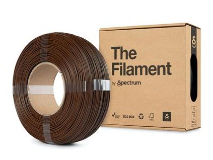 406347 filament the filament refill pla 1 75mm bison brown 1kg