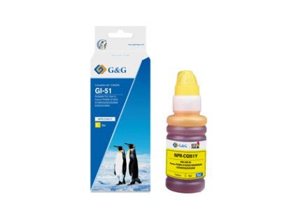324690 g g kompatibilni ink s 4548c001 npr cgi51y yellow 7700str