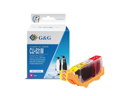 324168 g g kompatibilni ink s cli521m np c 0521m 2935b001 magenta 8 4ml