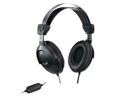 367326 genius hs m505x sluchatka s mikrofonem cerna 3 5 mm jack