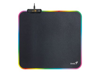 367056 gx gaming gx pad 260s rgb textil cerna 260x240mm 3mm genius