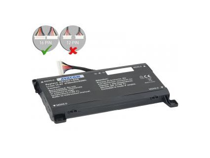 270673 hp omen 17 tpn q195 li ion 14 4v 5700mah 82wh 16 pinovy konektor