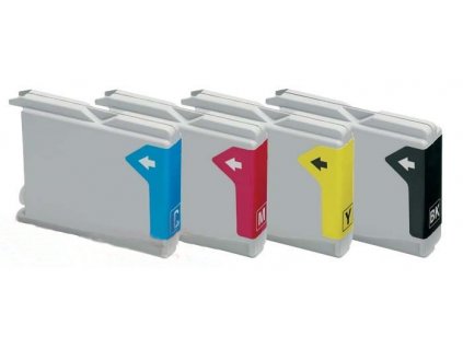sada Brother LC970/LC1000 cartridge kompatibilní inkoustová náplň pro tiskárnu