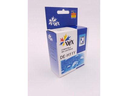 314325 inkoustova kazeta wox yellow hp 11 nahradni c4838ae