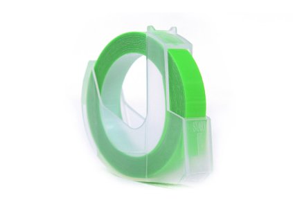 298764 jetworld 3d nahradni paska dymo bila na fluorescencni zelenou pro embosovani razbu 9 mm x 3 m s0898290 10 ks