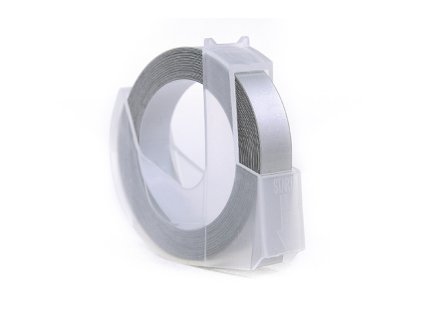 298794 jetworld 3d nahradni paska dymo bila na stribrnou pro embosovani razbu 9 mm x 3 m s0898110 10 ks
