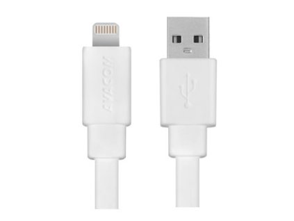 Avacom USB kabel (2.0)  USB A samec - Apple Lightning samec  1.2m  bílý  MFi certifikace