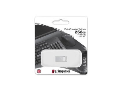 318921 kingston usb flash disk usb 3 0 256gb datatraveler micro g2 stribrny dtmc3g2 256gb usb a