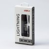 363783 2 logo usb kabel 2 0 usb a samec apple lightning samec 1m mfi certifikace 5v 2 4a cerny box nylonove opleteni hlinikovy