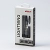 363780 2 logo usb kabel 2 0 usb a samec apple lightning samec 1m mfi certifikace 5v 2 4a stribrny box nylonove opleteni hliniko