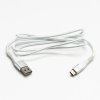 363630 1 logo usb kabel 2 0 usb a samec usb c samec 1m 480 mb s 5v 3a bily box nylonove opleteni hlinikovy kryt konektoru