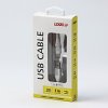 363630 2 logo usb kabel 2 0 usb a samec usb c samec 1m 480 mb s 5v 3a bily box nylonove opleteni hlinikovy kryt konektoru