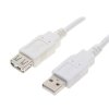 363507 logo usb prodluzka 2 0 usb a samec usb a samice 0 3m bila blistr