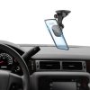 367101 4 magneticky drzak mobilu ch 119 defender do auta na palubni desku kov plast prisavka na sklo cerna mobil