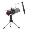 367935 marvo streamovaci mikrofon mic 02 bez regulace hlasitosti cerny s tripodem