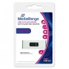 318711 mediarange usb flash disk usb 3 0 128gb stribrny mr918 usb a s poutkem vysouvaci