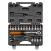 379371 1 momentovy klic se sadou bitu 08 821 21 ks velikost 1 4 kufrik 5 25 nm neo tools