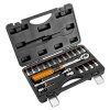 379371 momentovy klic se sadou bitu 08 821 21 ks velikost 1 4 kufrik 5 25 nm neo tools