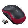366195 mys bezdratova logitech m185 cervena opticka 1000dpi