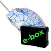 365655 mys dratova usb e blue cobra bilo modra opticka 2500dpi e box