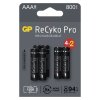 370551 nabijeci baterie aaa hr03 1 2v 800 mah gp papirova krabicka 6 pack recyko pro