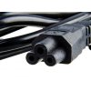 271816 1 napajeci kabel pro notebookove zdroje trojpinovy trojlistek dlouhy 1 8m