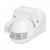 378792 pir senzor 230v 50hz 12m max 1200w bily orno 180 deg ip44 infracerveny