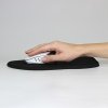 366996 2 podlozka pod mys ergonomicka gelova seda logo