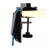 367230 2 polohovatelny drzak pro 2 monitory platinum 9 kg svorka nebo pruvlak 27 75x75 100x100 cerny