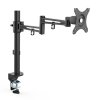 367251 polohovatelny drzak pro monitor 10kg svorka 17 30 otocny 75x75 100x100 cerny