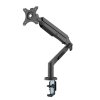 367266 polohovatelny drzak pro monitor 3 12kg svorka a pruchodka stolu 17 36 75x75 100x100 cerny