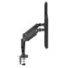 367236 1 polohovatelny drzak ultradesk branch double pro 2 monitory 20kg svorka a pruchodka stolu 17 32 75x75 100x100 cerny