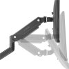 367236 4 polohovatelny drzak ultradesk branch double pro 2 monitory 20kg svorka a pruchodka stolu 17 32 75x75 100x100 cerny