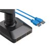 367236 8 polohovatelny drzak ultradesk branch double pro 2 monitory 20kg svorka a pruchodka stolu 17 32 75x75 100x100 cerny