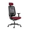 380268 1 powerton kancelarske ergonomicke kreslo lucie cervene