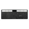 366699 powerton solarslim solarni klavesnice integrovana cz sk multi device typ 2 4 ghz dongle dual bluetooth bezdratova cerna