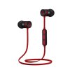 367587 1 powerton w2 bezdratova bluetooth sluchatka ovladani hlasitosti cerno cervena sportovni s magnetickym uchycenim typ bluetooth