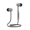 367584 powerton w2 bezdratova bluetooth sluchatka ovladani hlasitosti cerno stribrna sportovni s magnetickym uchycenim typ bluetooth