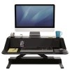 367197 pracovni stanice sit stand lotus cerna plast kov fellowes