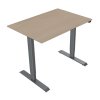 402266 pracovni stul elektricky nastavitelna vyska 75x140cm rozsah 500 mm sedy 70 kg nosnost ergo