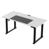 377862 5 pracovni stul elektricky nastavitelna vyska bila deska 160x75 cm 74 116 cm uplift s xxl podlozkou pod mys ultradesk