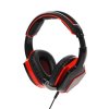367575 red fighter h2 herni sluchatka s mikrofonem ovladani hlasitosti cerno cervena 2x 3 5 mm jack