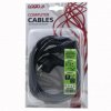 364806 2 sitovy kabel 230v napajeci cee7 vidlice c13 3m vde approved cerny logo