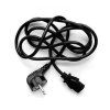 364806 sitovy kabel 230v napajeci cee7 vidlice c13 3m vde approved cerny logo