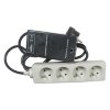 364833 sitovy kabel stand by easy off 230v se zapinanim pomoci dalkoveho ovladace cee7 vidlice zasuvka 4x max 2300w cerny vlastn