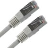 364476 sitovy lan kabel ftp patchcord cat 5e rj45 samec rj45 samec 2 m stineny sedy economy
