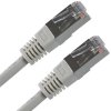 364737 sitovy lan kabel ftp patchcord cat 5e rj45 samec rj45 samec 50 m stineny sedy economy