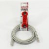 364524 3 sitovy lan kabel utp patchcord cat 5e rj45 samec rj45 samec 3 m nestineny sedy logo logo bag