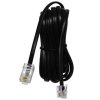 364758 telefonni kabel 4 zily rj11 samec rj45 samec 10 m plochy cerny pro adsl modem economy
